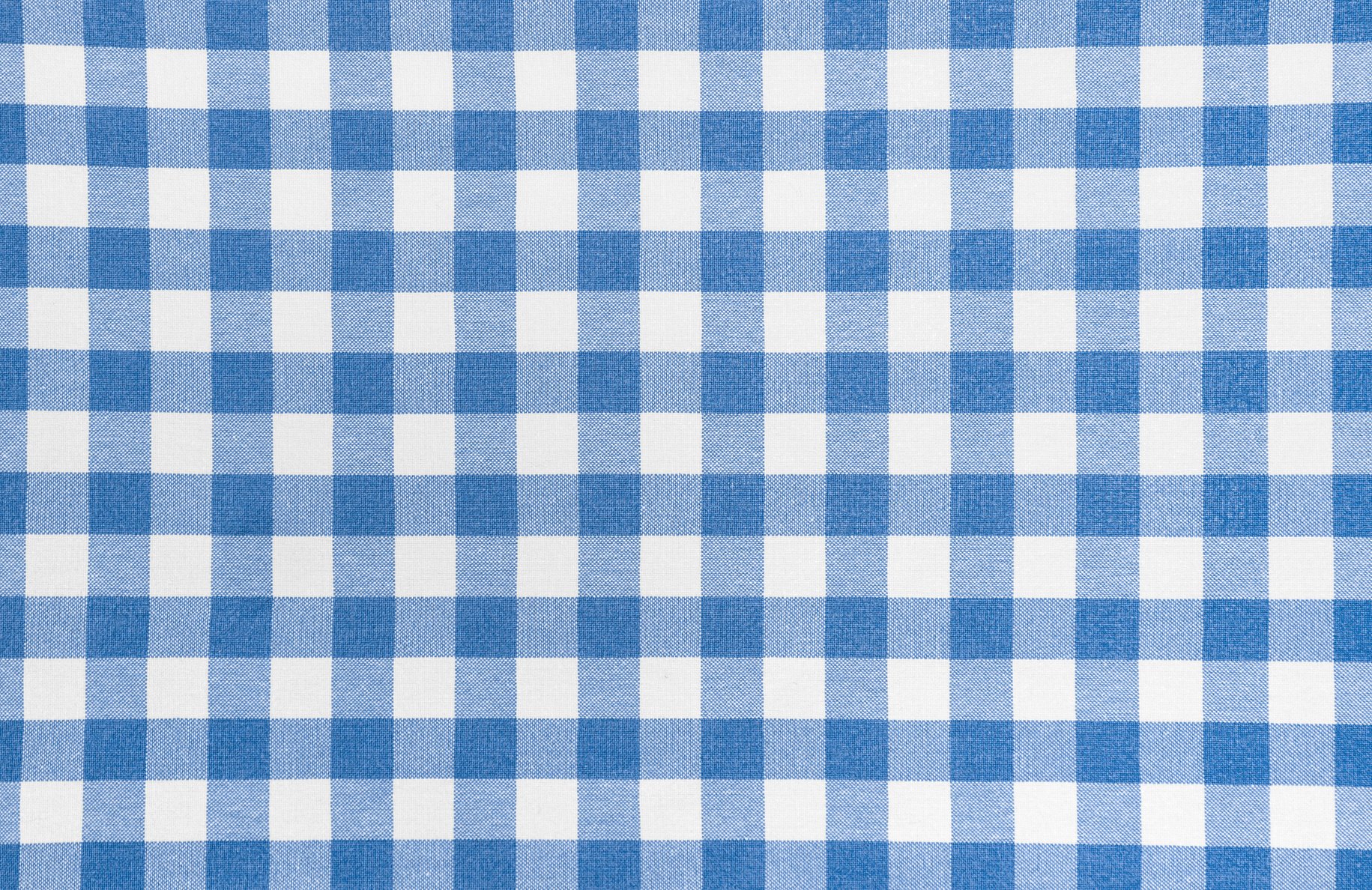 Blue picnic cloth - background